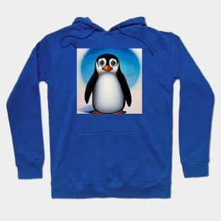 Cool Penguin - Cartoon Art Hoodie